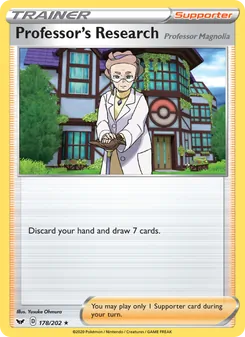 Professor's Research (Professor Magnolia) (Sword & Shield #178)