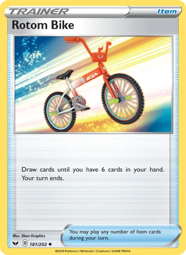 Rotom Bike — Sword & Shield #181 (Pokémon TCG card)