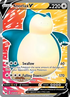 Snorlax V (Sword & Shield #197)