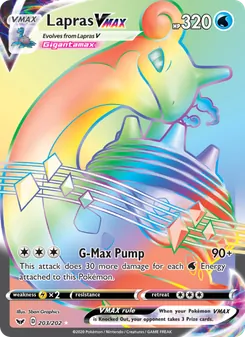 Lapras VMAX (Sword & Shield #203)
