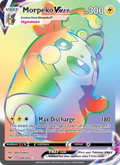 Morpeko VMAX (Sword & Shield #204)
