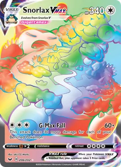 Snorlax VMAX (Sword & Shield #206)