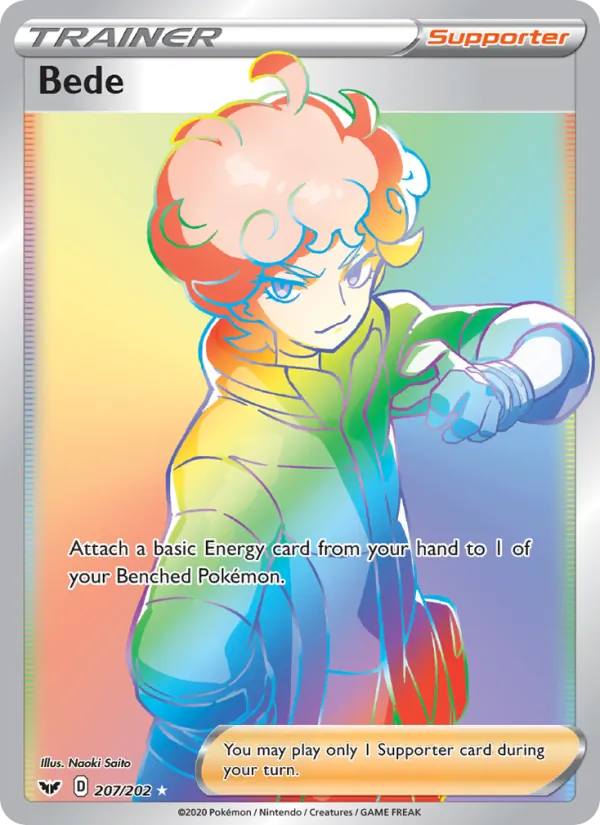 Bede — Sword & Shield #207 (Pokémon TCG card)
