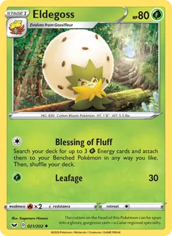 Eldegoss (Sword & Shield #21)