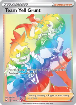 Team Yell Grunt (Sword & Shield #210)