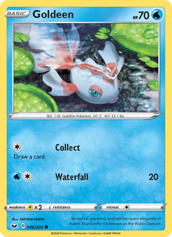 Goldeen — Sword & Shield #46 (Pokémon TCG card)
