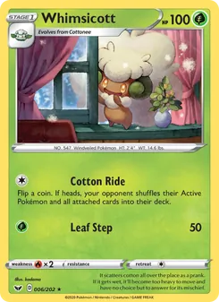 Whimsicott (Sword & Shield #6)