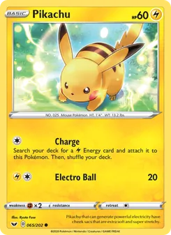 Pikachu (Sword & Shield #65)