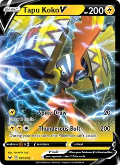 Tapu Koko V (Sword & Shield #72)