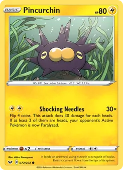 Pincurchin (Sword & Shield #77)