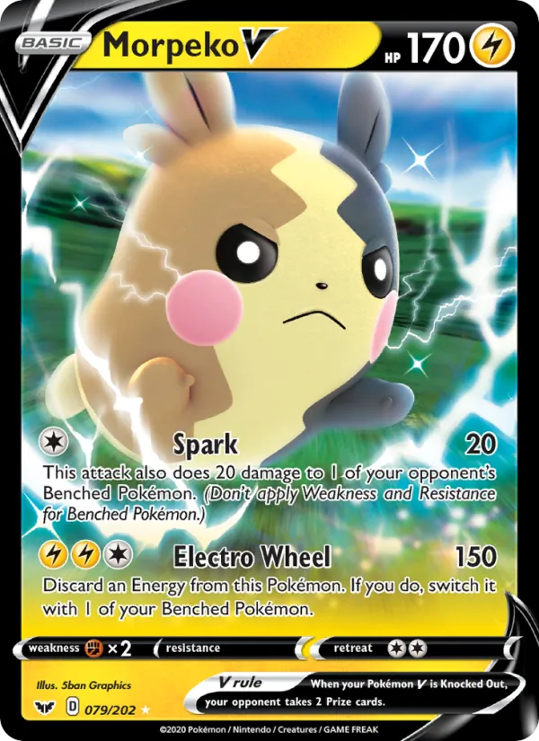 Morpeko V — Sword & Shield #79 (Pokémon TCG card)