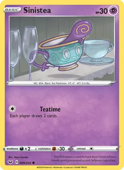 Sinistea (Sword & Shield #89)