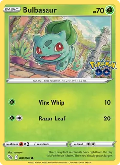 Bulbasaur (Pokémon GO #001)