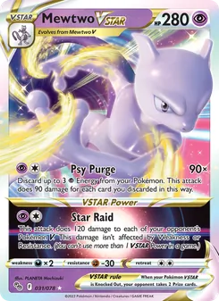 Mewtwo VSTAR (Pokémon GO #031)