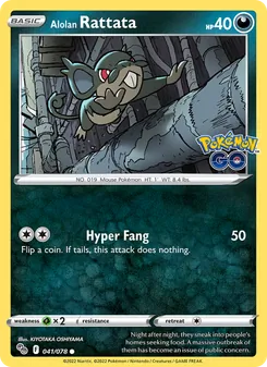 Alolan Rattata (Pokémon GO #041)
