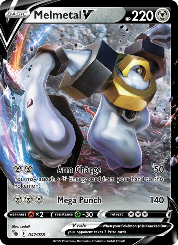 Melmetal V — Pokémon GO #047 (Pokémon TCG card)