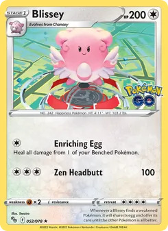 Blissey (Pokémon GO #052)