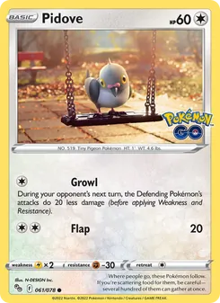 Pidove (Pokémon GO #061)