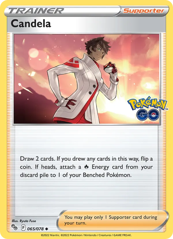 Candela — Pokémon GO #065 (Pokémon TCG card)
