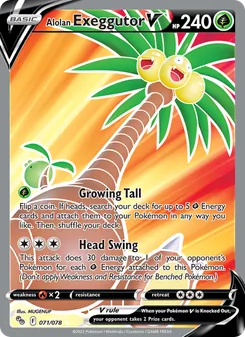 Alolan Exeggutor V (Pokémon GO #071)