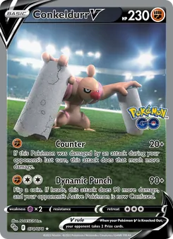 Conkeldurr V (Pokémon GO #074)
