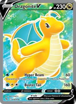 Dragonite V (Pokémon GO #076)