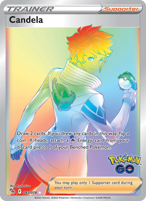 Candela — Pokémon GO #083 (Pokémon TCG card)