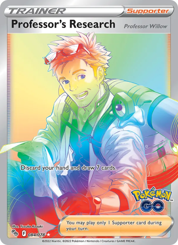 Professor's Research — Pokémon GO #084 (Pokémon TCG card)
