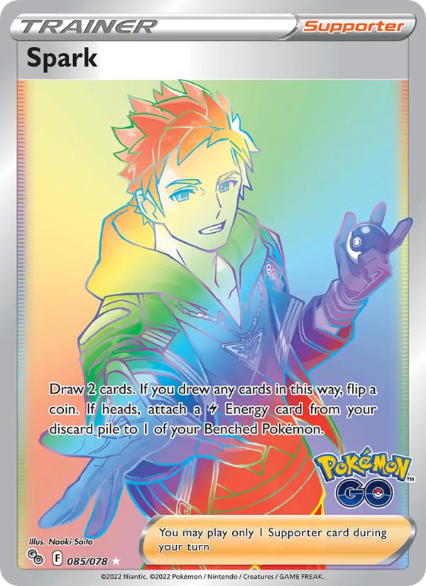 Spark — Pokémon GO #085 (Pokémon TCG card)