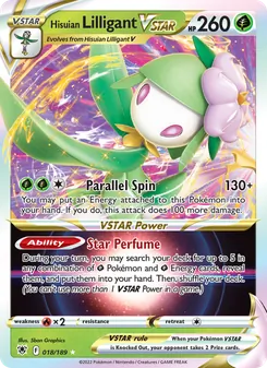 Hisuian Lilligant VSTAR (Astral Radiance #018)