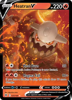 Heatran V (Astral Radiance #025)