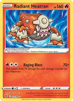 Radiant Heatran (Astral Radiance #027)