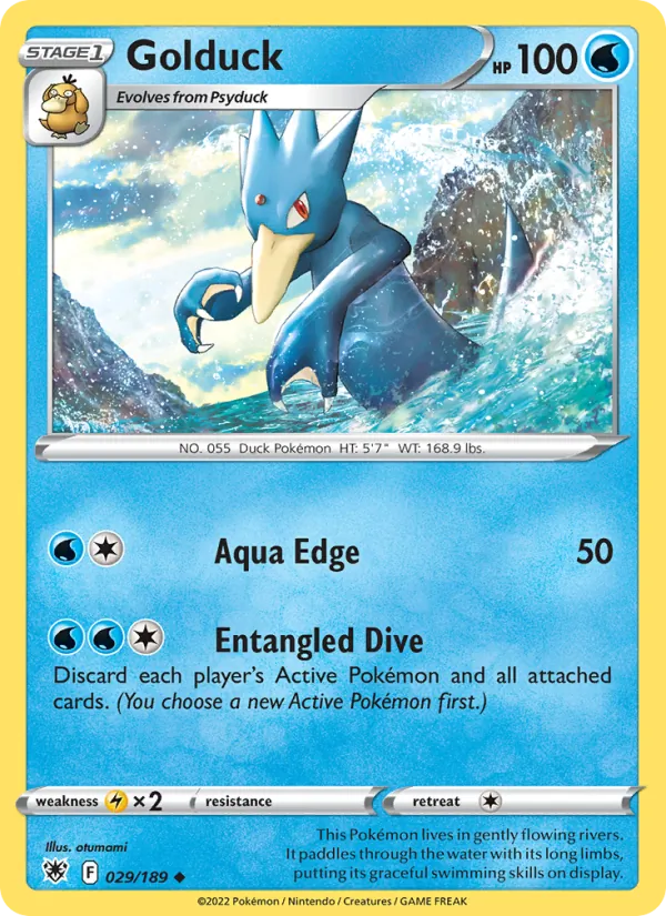 Golduck — Astral Radiance #029 (Pokémon TCG card)