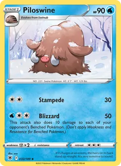 Piloswine (Astral Radiance #032)