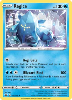Regice (Astral Radiance #037)