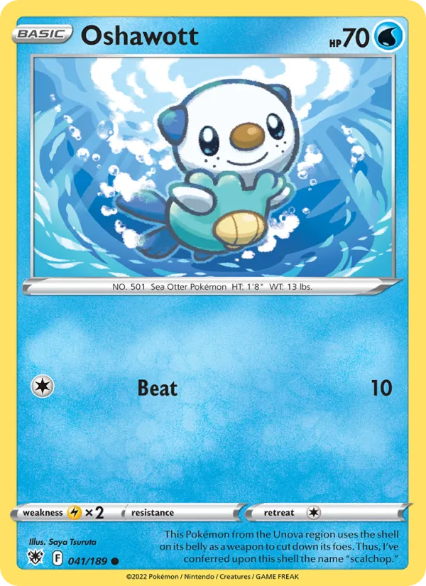 Oshawott — Astral Radiance #041 (Pokémon TCG card)