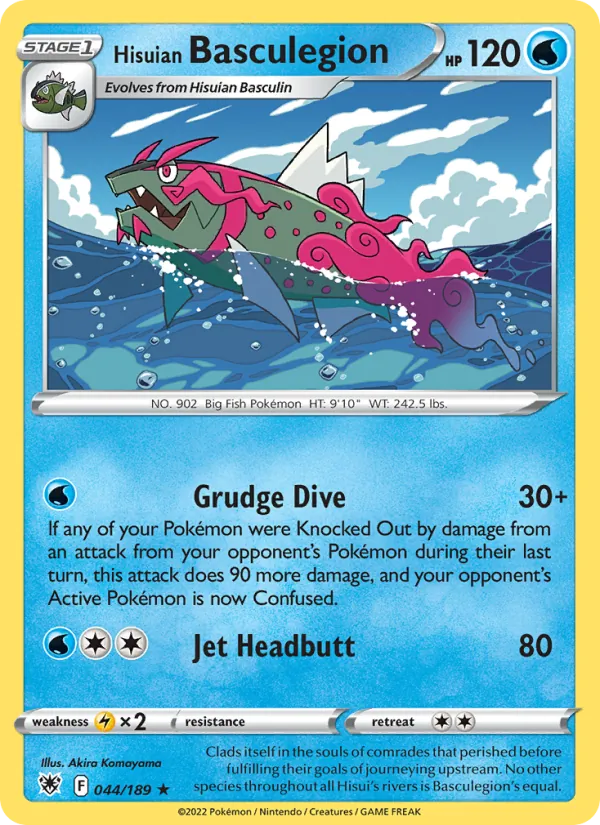 Hisuian Basculegion — Astral Radiance #044 (Pokémon TCG card)