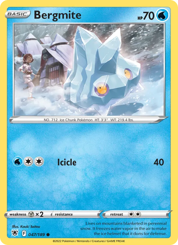 Bergmite — Astral Radiance #047 (Pokémon TCG card)