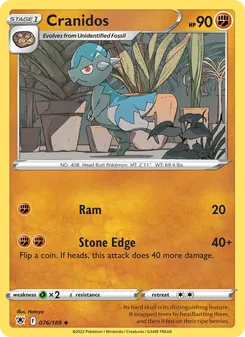 Cranidos (Astral Radiance #076)