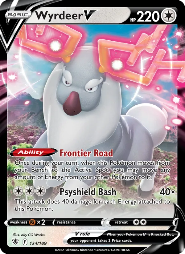 Wyrdeer V — Astral Radiance #134 (Pokémon TCG card)