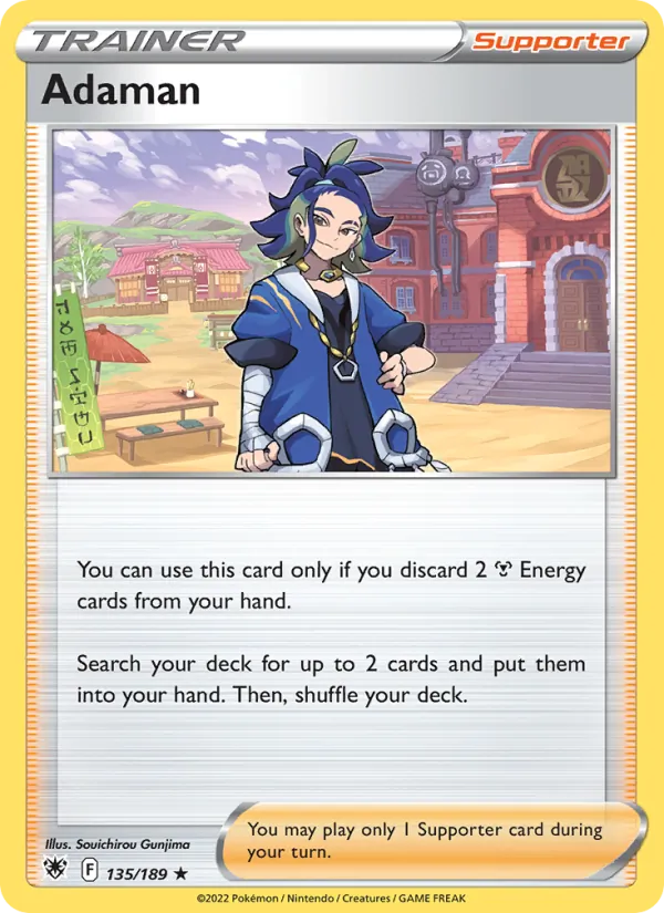Adaman — Astral Radiance #135 (Pokémon TCG card)