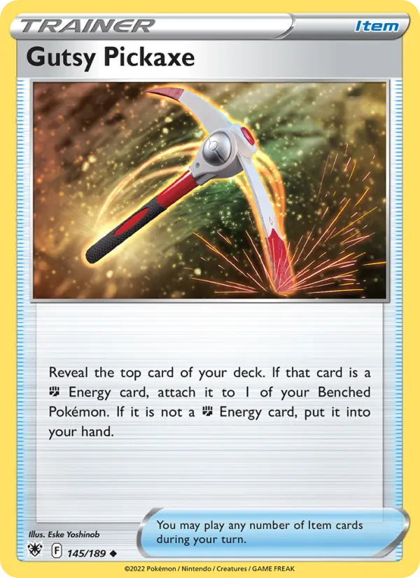 Gutsy Pickaxe — Astral Radiance #145 (Pokémon TCG card)