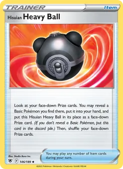 Hisuian Heavy Ball (Astral Radiance #146)