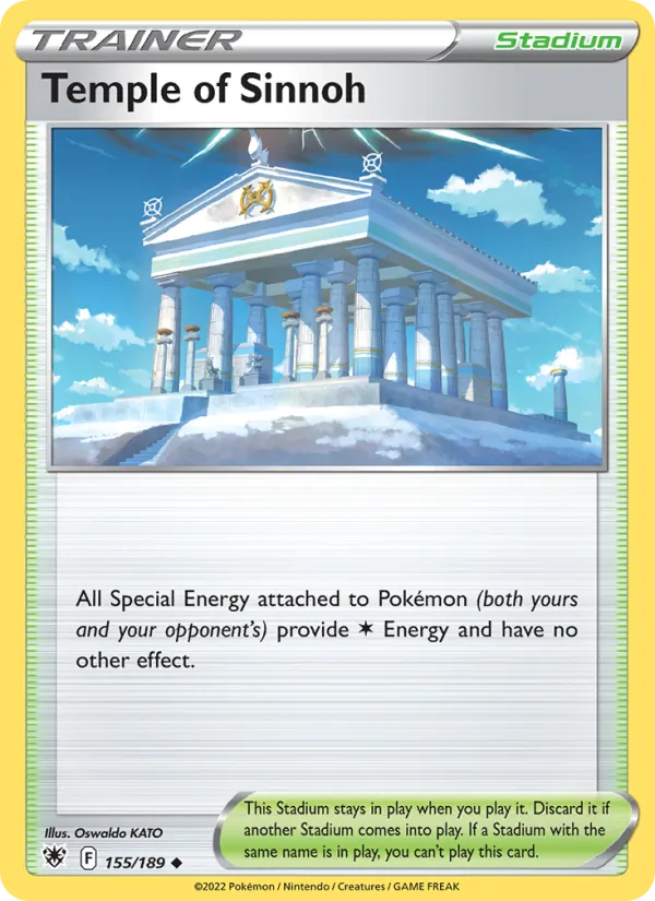 Temple of Sinnoh — Astral Radiance #155 (Pokémon TCG card)