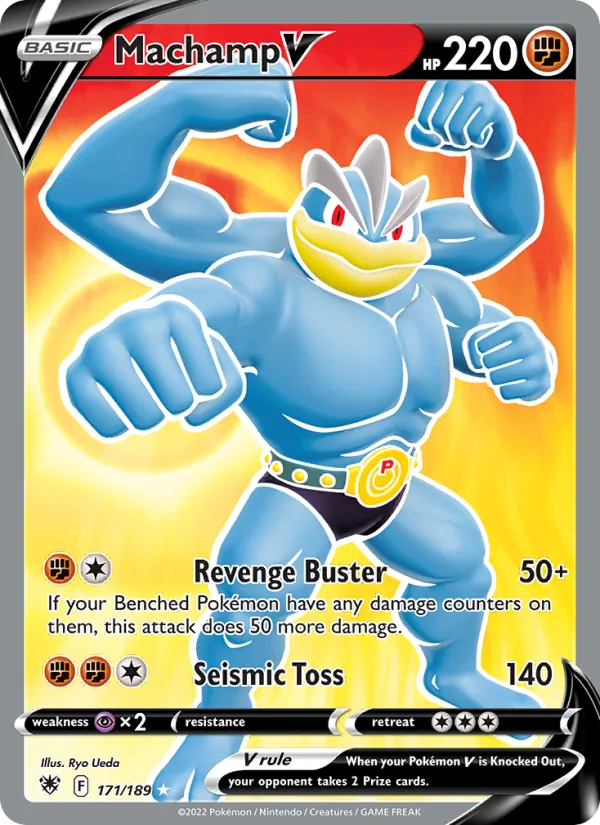 Machamp V — Astral Radiance #171 (Pokémon TCG card)