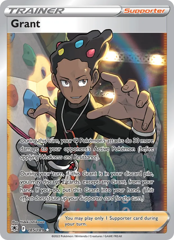 Grant — Astral Radiance #185 (Pokémon TCG card)