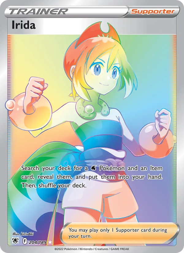 Irida — Astral Radiance #204 (Pokémon TCG card)