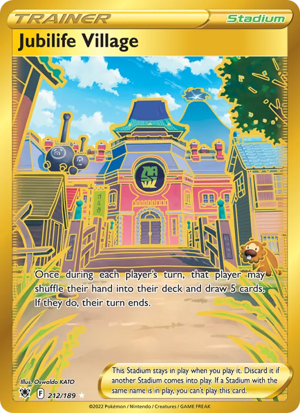 Jubilife Village — Astral Radiance #212 (Pokémon TCG card)