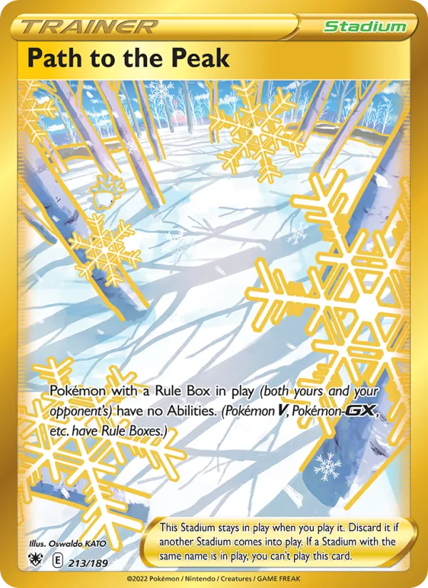Path to the Peak — Astral Radiance #213 (Pokémon TCG card)