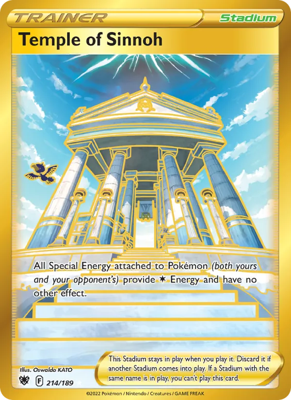 Temple of Sinnoh — Astral Radiance #214 (Pokémon TCG card)